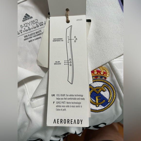 NWT Adidas Real Madrid Jersey - Picture 8 of 11